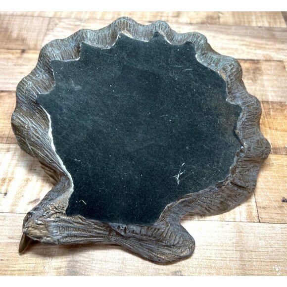 Bronze Mermaid On Lily Pad Decorative Sculpture - Picture 6 of 6